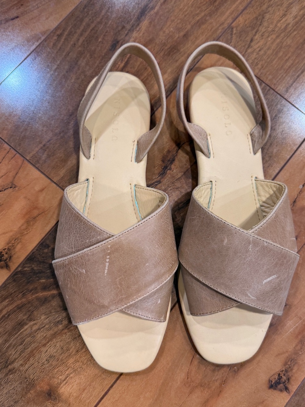 NWOT Nisolo Women’s Taupe Slingback Sandals - Taupe
